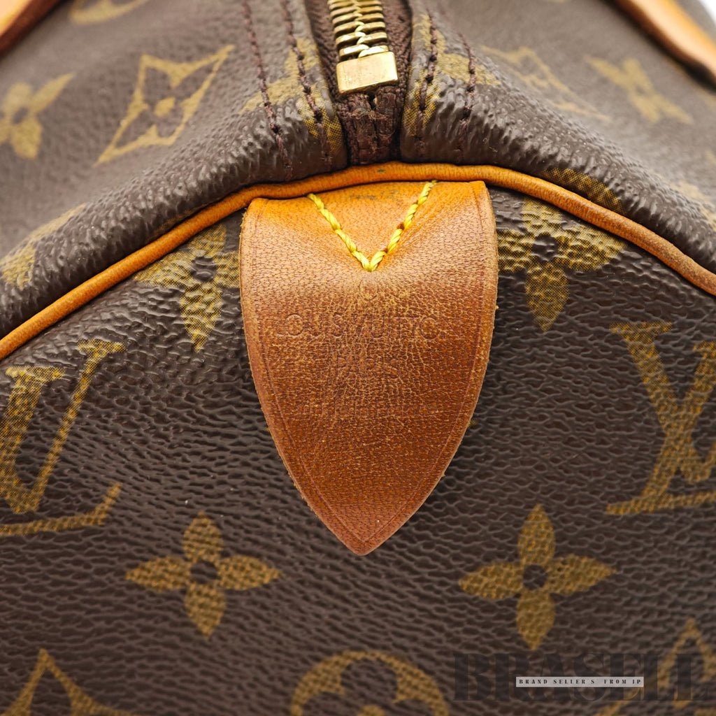 LOUIS VUITTON Speedy 30 M41526 Monogram Canvas Brown Hand Bag 【ImportFeeFREE】