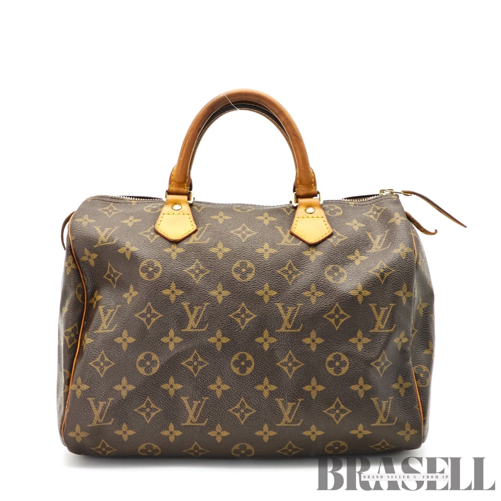 LOUIS VUITTON Speedy 30 M41526 Monogram Canvas Brown Hand Bag 【ImportFeeFREE】