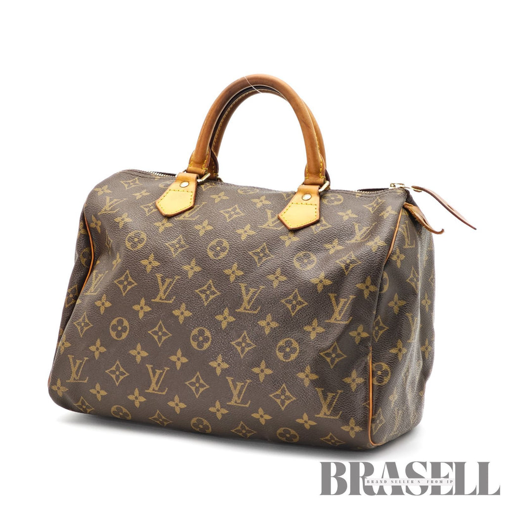 LOUIS VUITTON Speedy 30 M41526 Monogram Canvas Brown Hand Bag 【ImportFeeFREE】