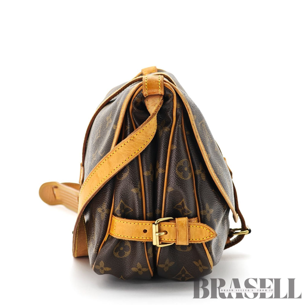 LOUIS VUITTON Saumur 30 M42256 Shoulder Bag Monogram Canvas 【ImportFeeFREE】