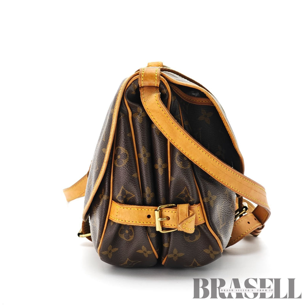 LOUIS VUITTON Saumur 30 M42256 Shoulder Bag Monogram Canvas 【ImportFeeFREE】