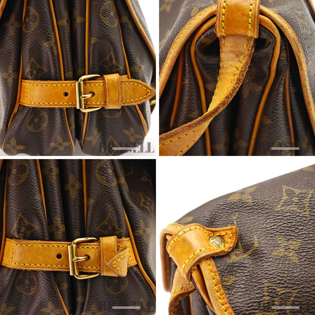 LOUIS VUITTON Saumur 30 M42256 Shoulder Bag Monogram Canvas 【ImportFeeFREE】