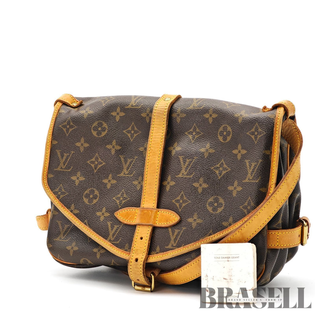 LOUIS VUITTON Saumur 30 M42256 Shoulder Bag Monogram Canvas 【ImportFeeFREE】