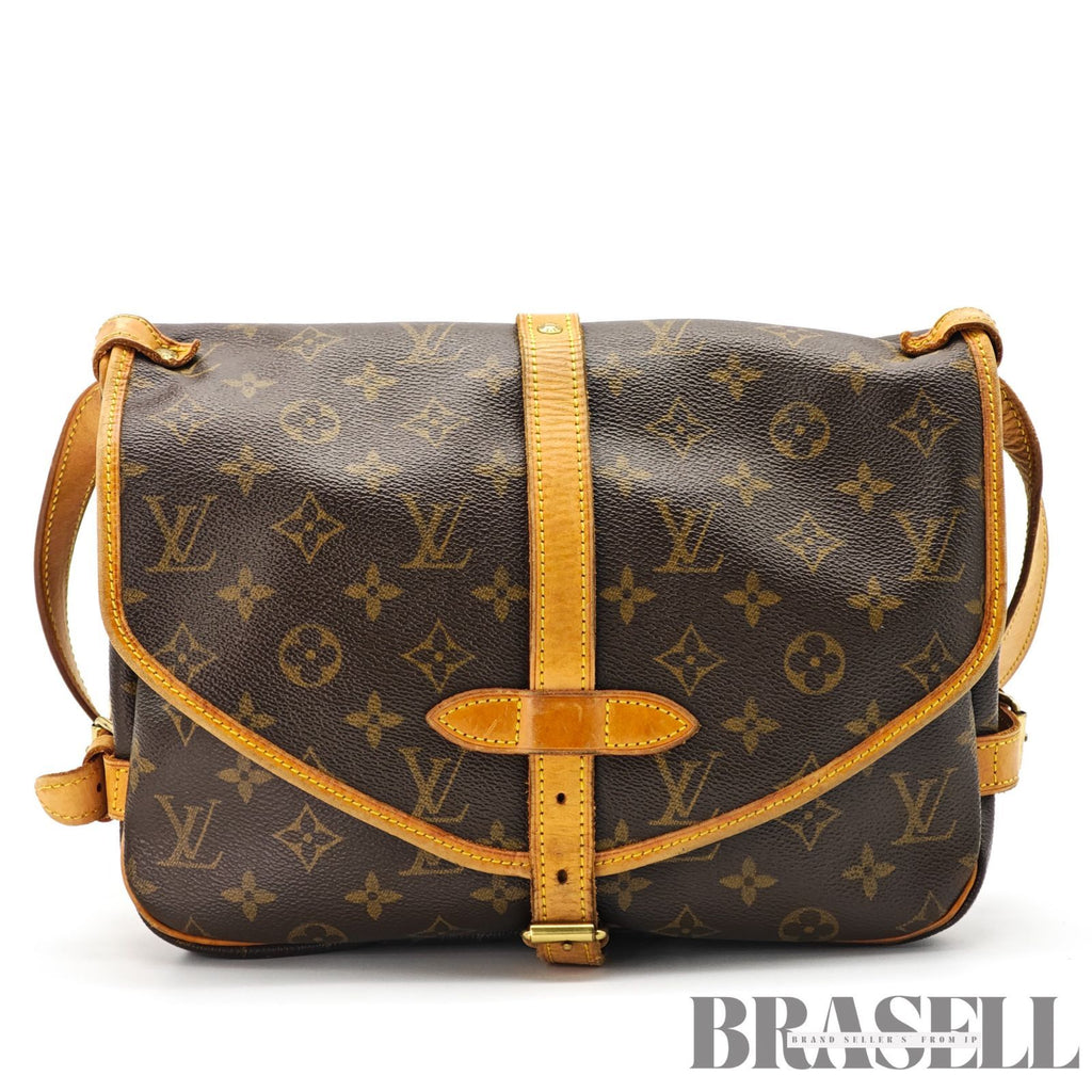 LOUIS VUITTON Saumur 30 M42256 Shoulder Bag Monogram Canvas 【ImportFeeFREE】