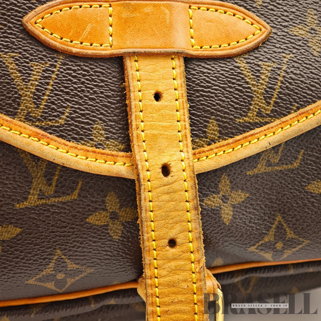 LOUIS VUITTON Saumur 30 M42256 Shoulder Bag Monogram Canvas 【ImportFeeFREE】