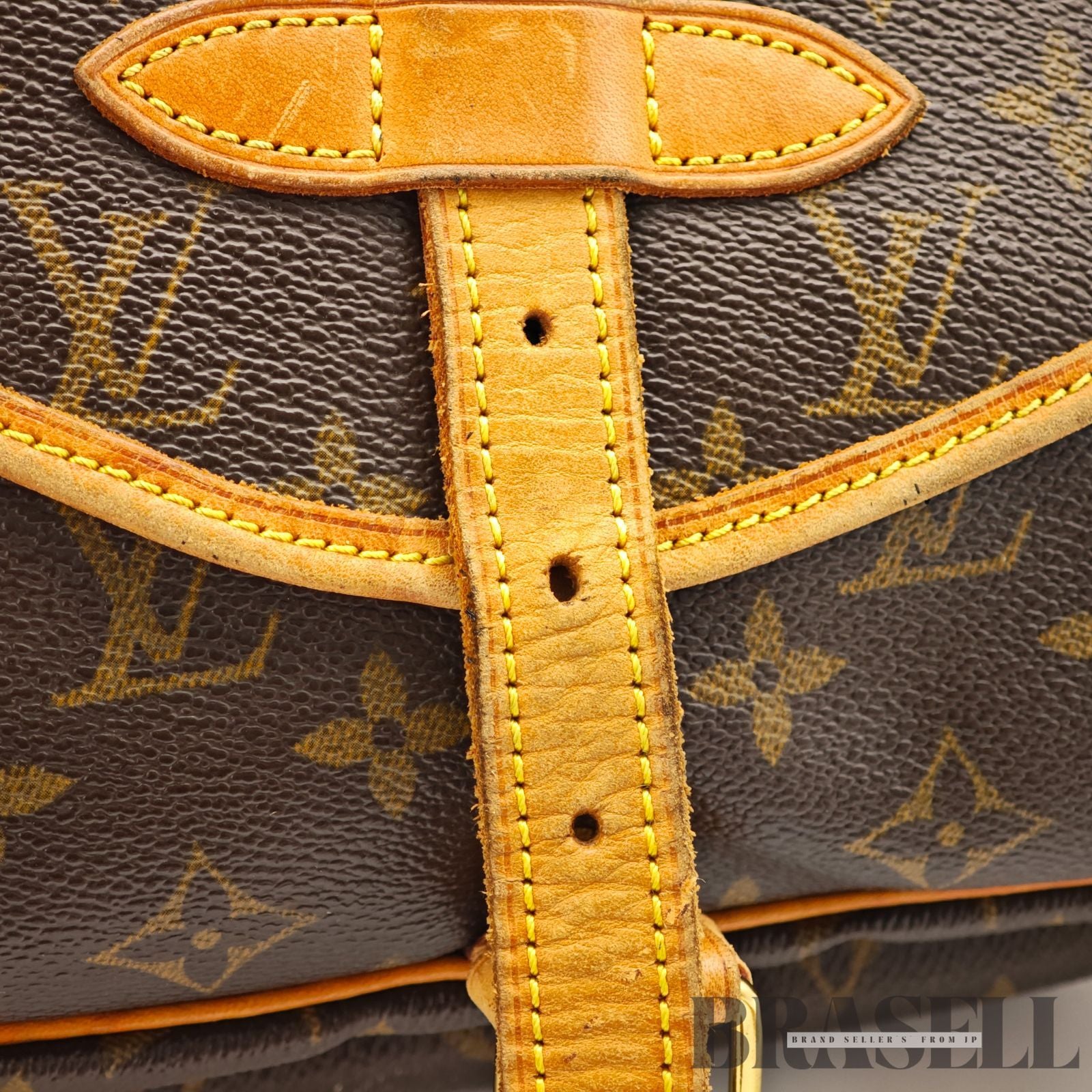LOUIS VUITTON Saumur 30 M42256 Shoulder Bag Monogram Canvas 【ImportFeeFREE】