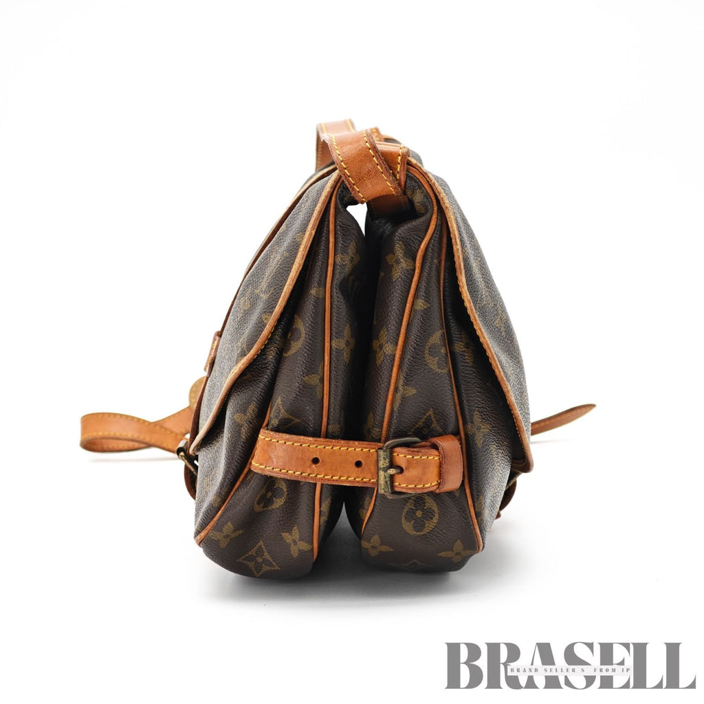 LOUIS VUITTON Saumur 30 M42256 Shoulder Bag Monogram Canvas 【ImportFeeFREE】