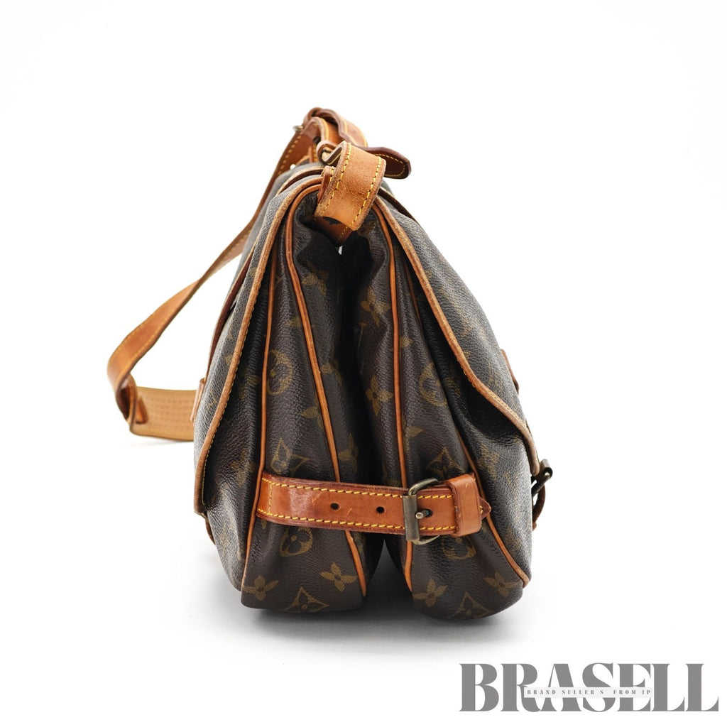LOUIS VUITTON Saumur 30 M42256 Shoulder Bag Monogram Canvas 【ImportFeeFREE】