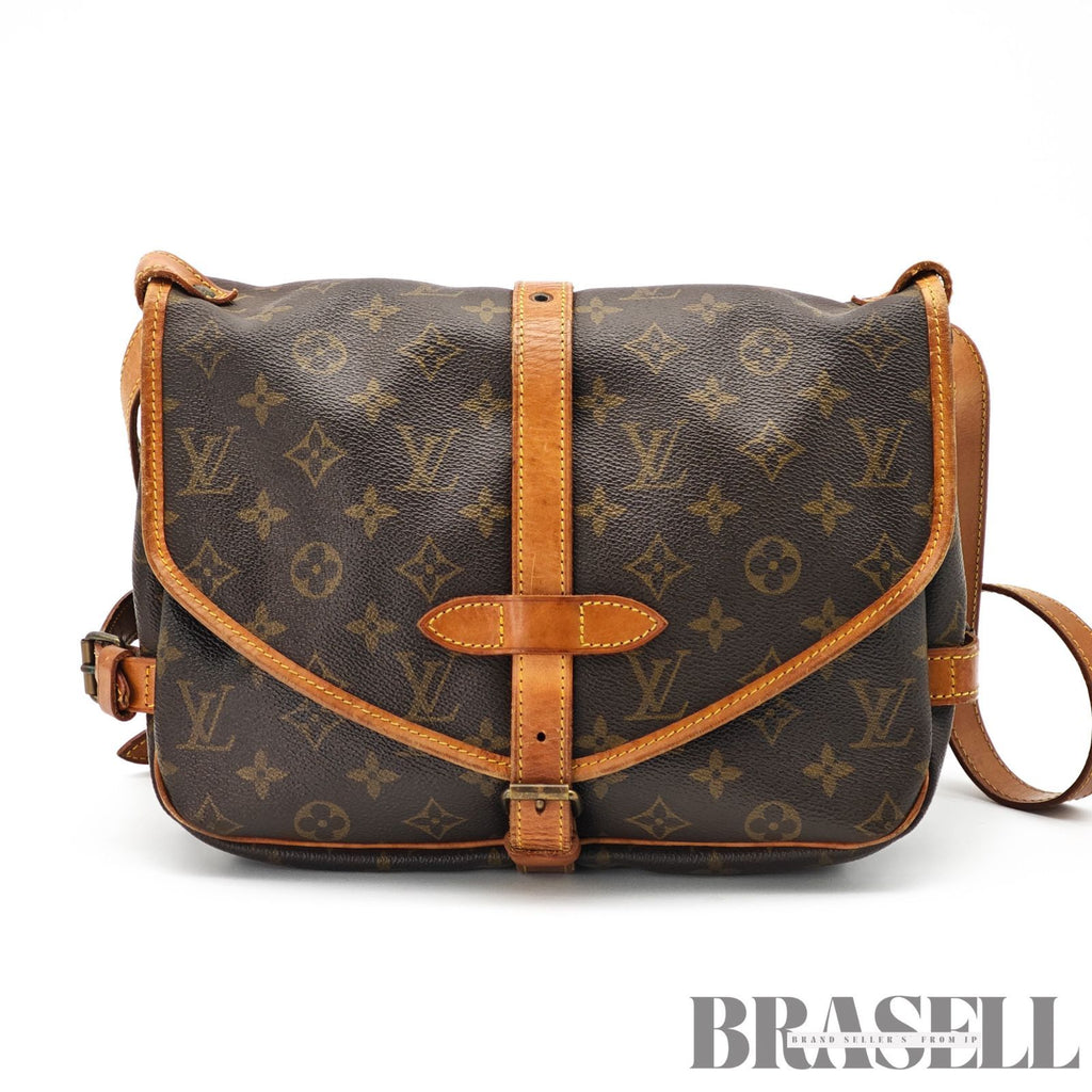 LOUIS VUITTON Saumur 30 M42256 Shoulder Bag Monogram Canvas 【ImportFeeFREE】