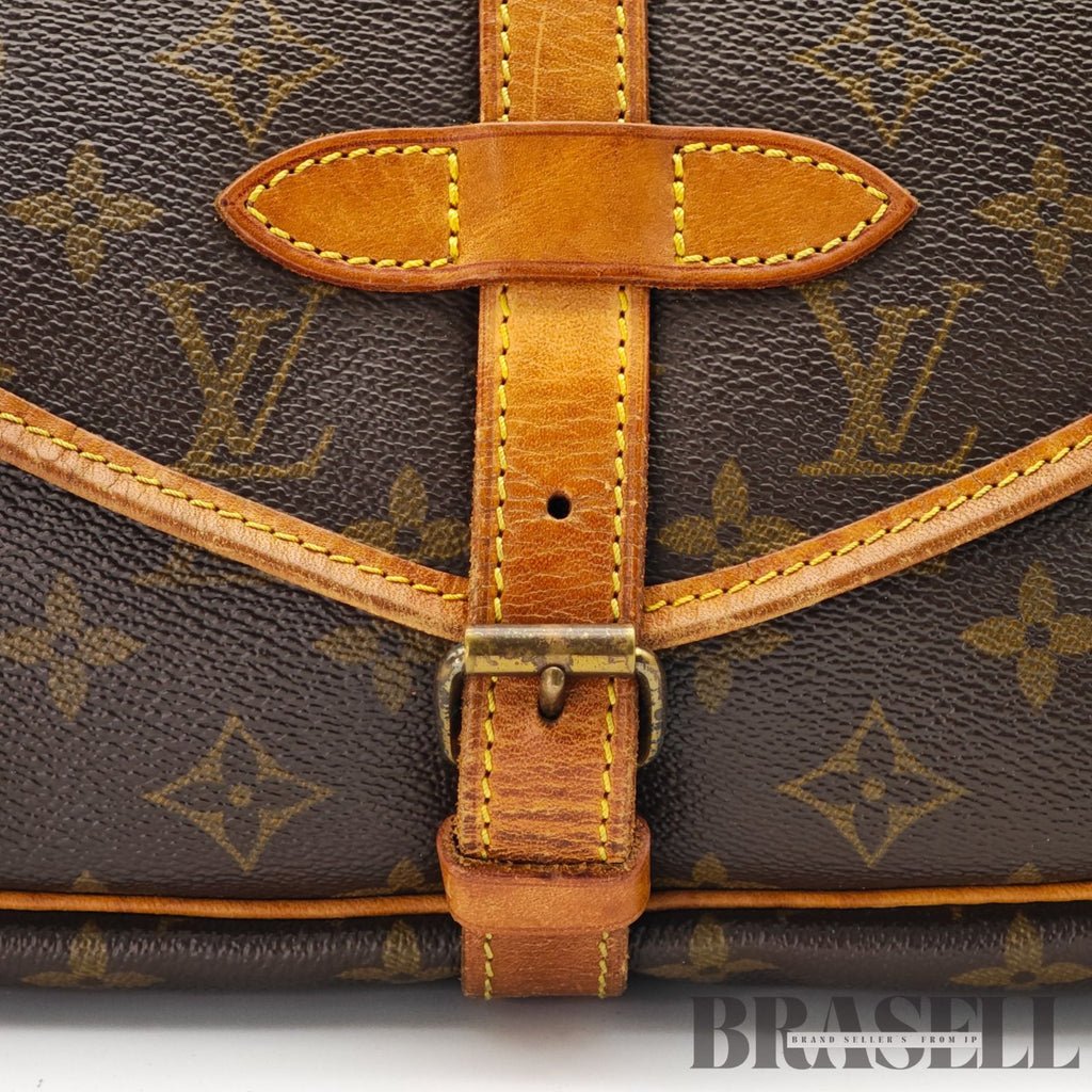 LOUIS VUITTON Saumur 30 M42256 Shoulder Bag Monogram Canvas 【ImportFeeFREE】