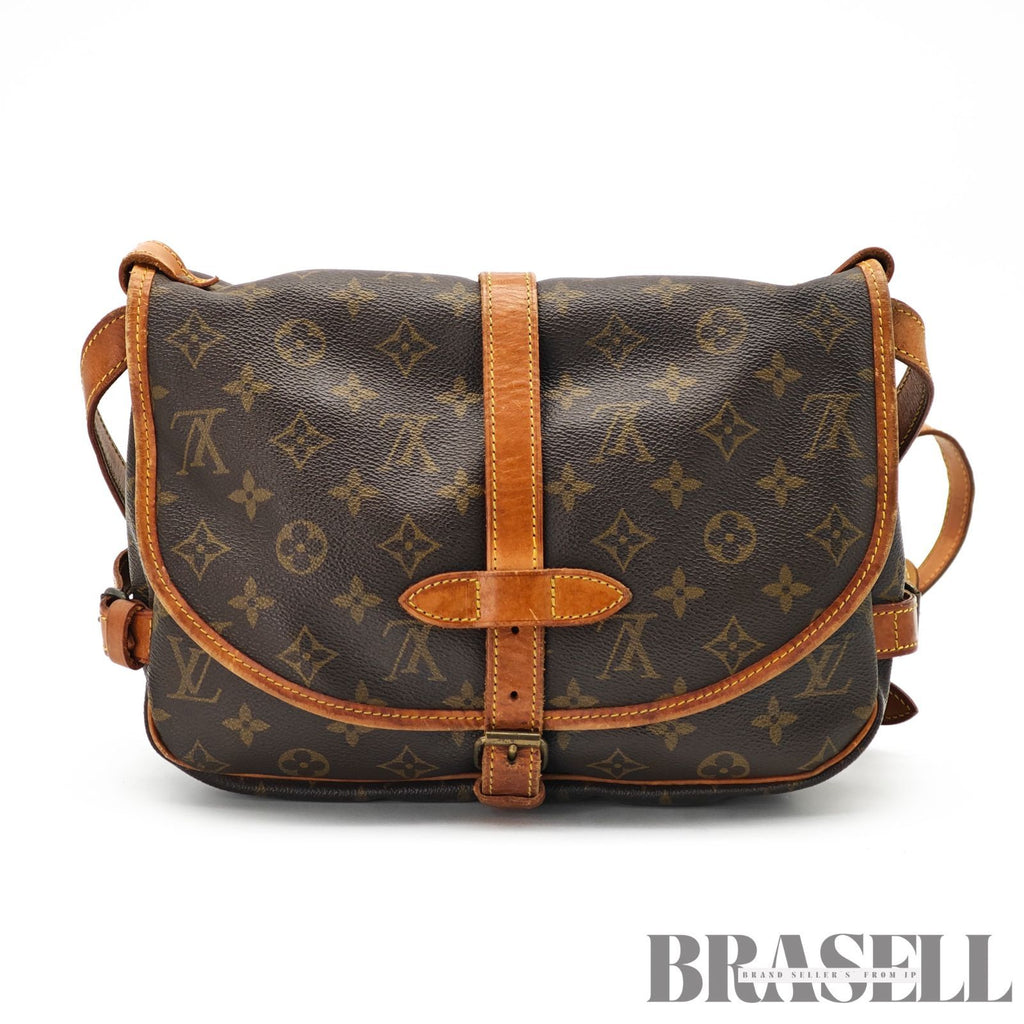 LOUIS VUITTON Saumur 30 M42256 Shoulder Bag Monogram Canvas 【ImportFeeFREE】