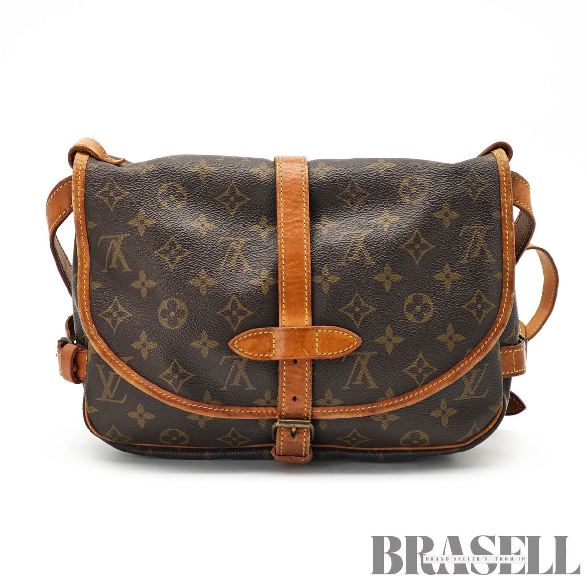 LOUIS VUITTON Saumur 30 M42256 Shoulder Bag Monogram Canvas 【ImportFeeFREE】