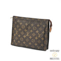 LOUIS VUITTON Poche Toilette 26 M47542 Clutch Bag Monogram 【ImportFeeFREE】