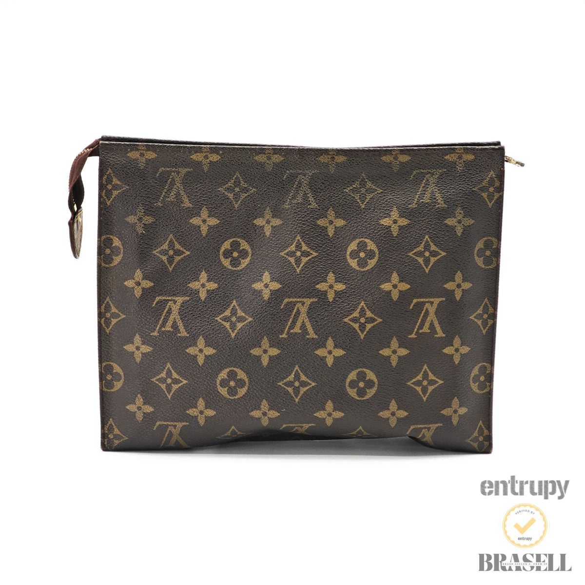 LOUIS VUITTON Poche Toilette 26 M47542 Clutch Bag Monogram 【ImportFeeFREE】