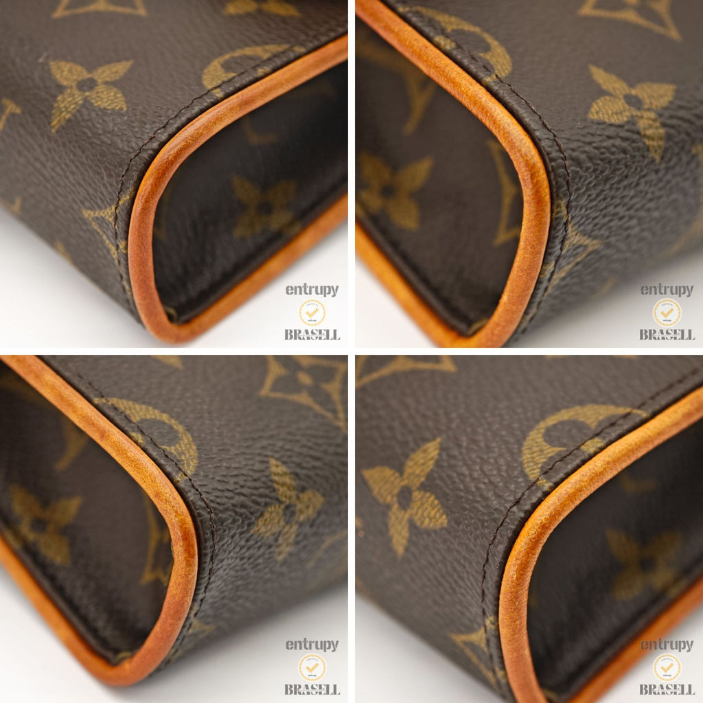 LOUIS VUITTON Pochette Florentine M51855 Waist Bag Monogram BN 【ImportFeeFREE】