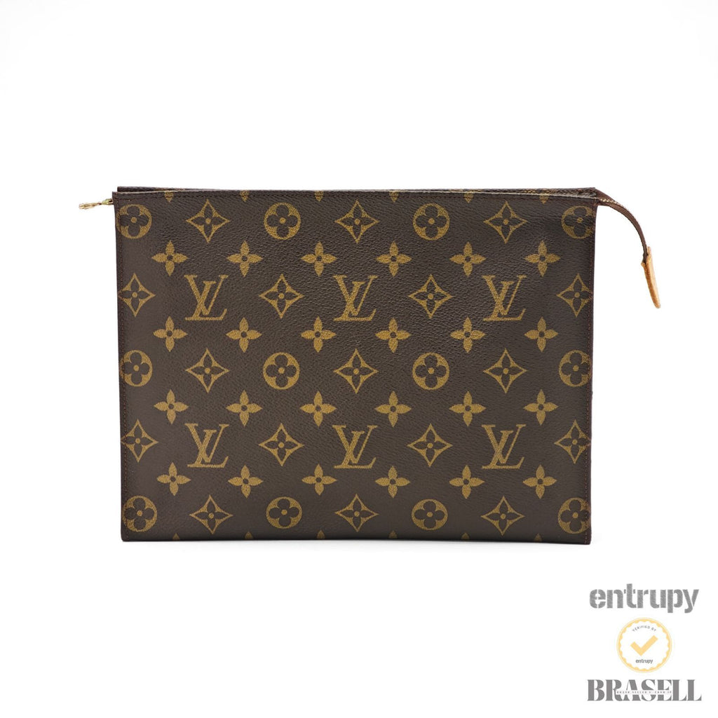 LOUIS VUITTON Poche Toilette 26 M47542 Clutch Bag Monogram BN 【ImportFeeFREE】