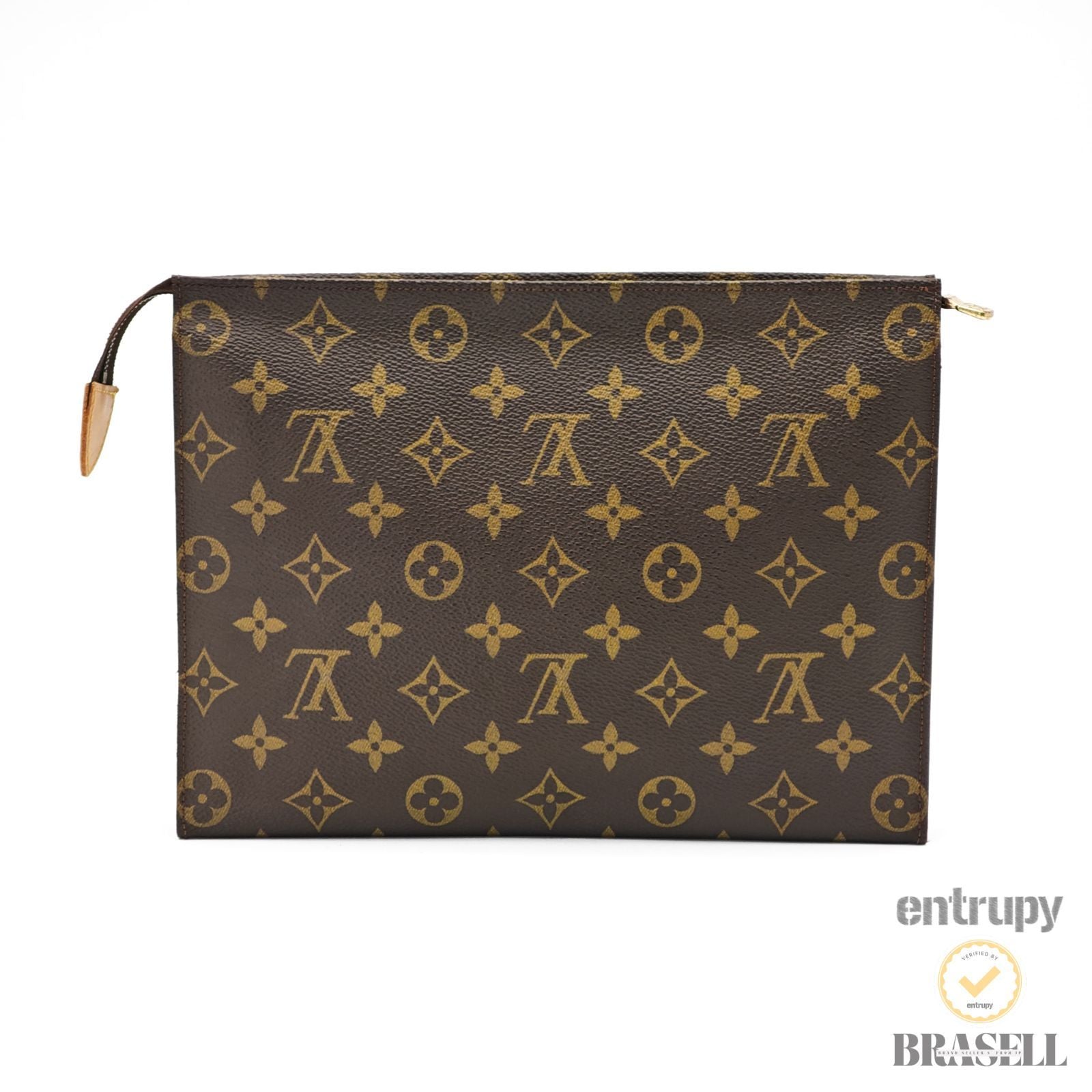 LOUIS VUITTON Poche Toilette 26 M47542 Clutch Bag Monogram BN 【ImportFeeFREE】