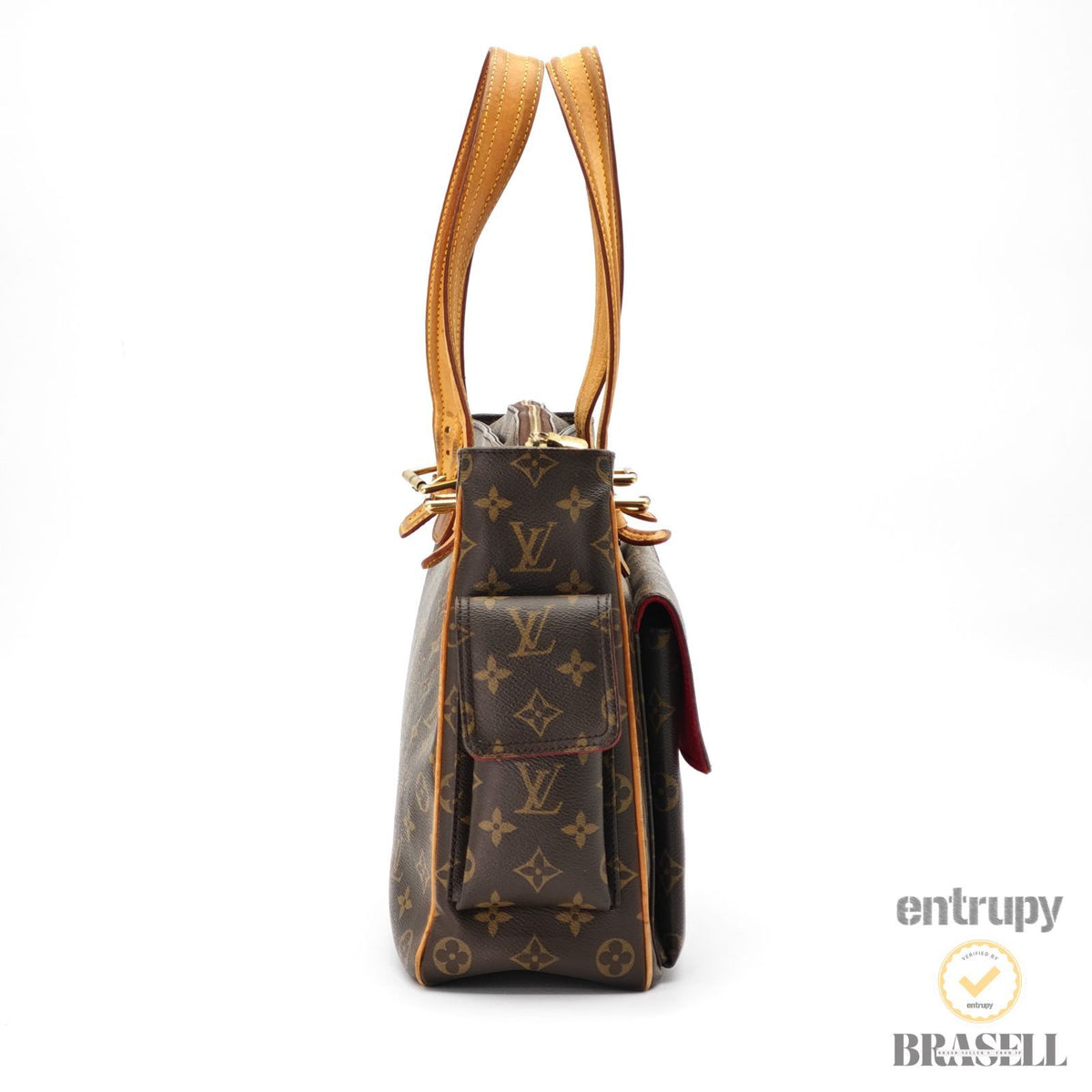 LOUIS VUITTON Multipli Cite M51162 Hand Bag Monogram Brown 【ImportFeeFREE】