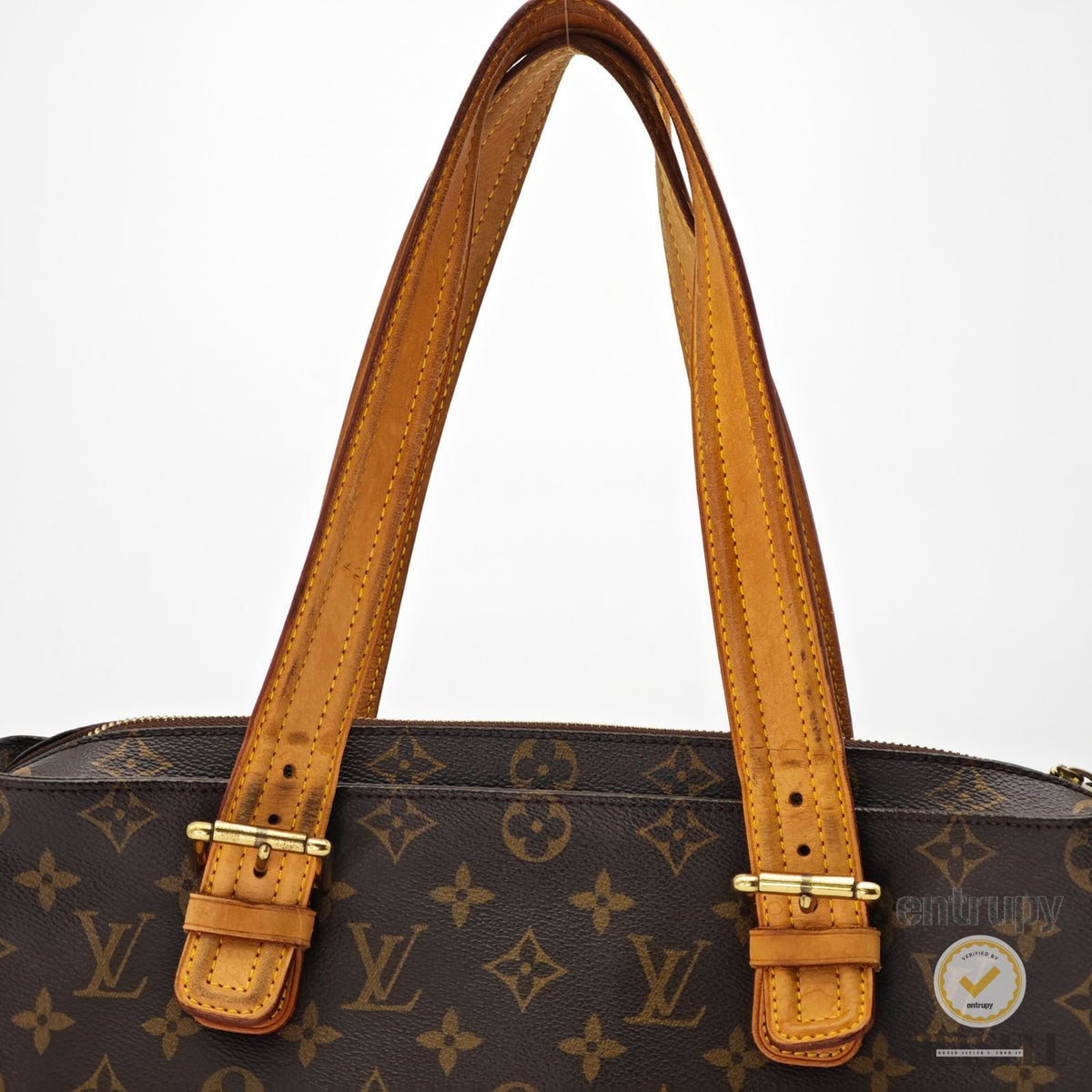 LOUIS VUITTON Multipli Cite M51162 Hand Bag Monogram Brown 【ImportFeeFREE】