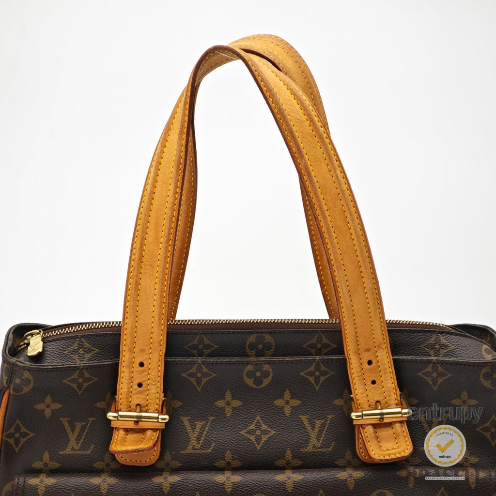 LOUIS VUITTON Multipli Cite M51162 Hand Bag Monogram Brown 【ImportFeeFREE】