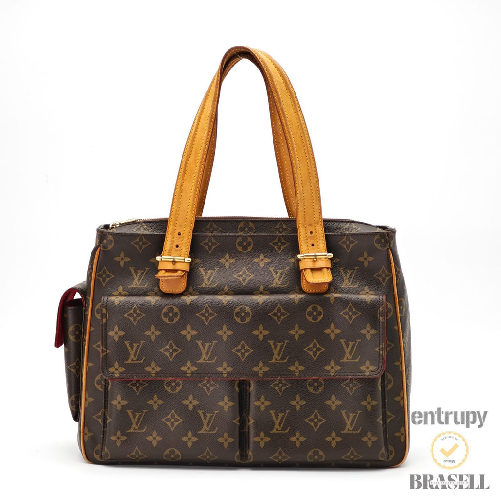 LOUIS VUITTON Multipli Cite M51162 Hand Bag Monogram Brown 【ImportFeeFREE】