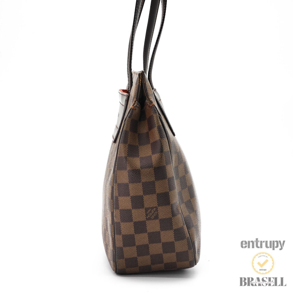 LOUIS VUITTON Parioli PM N51123 Tote Bag Damier Ebene Brown 【ImportFeeFREE】