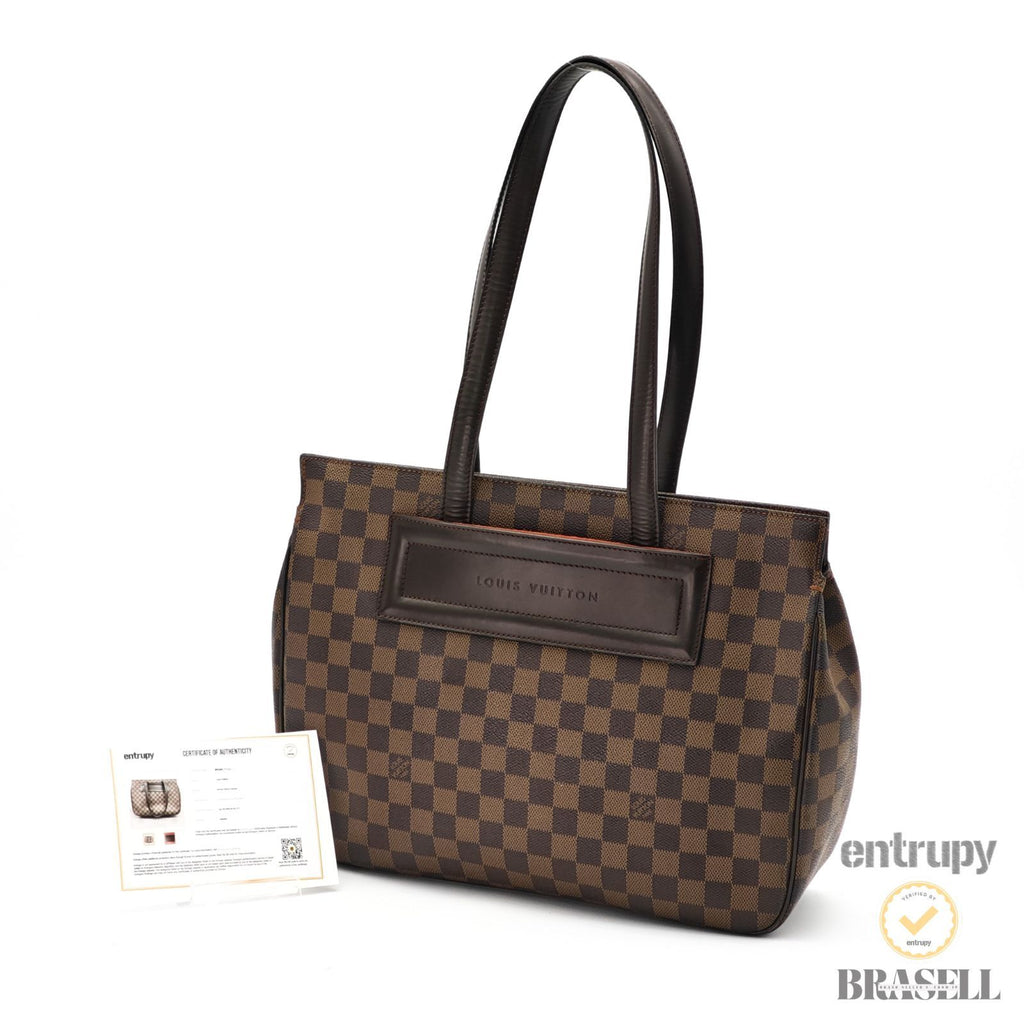 LOUIS VUITTON Parioli PM N51123 Tote Bag Damier Ebene Brown 【ImportFeeFREE】