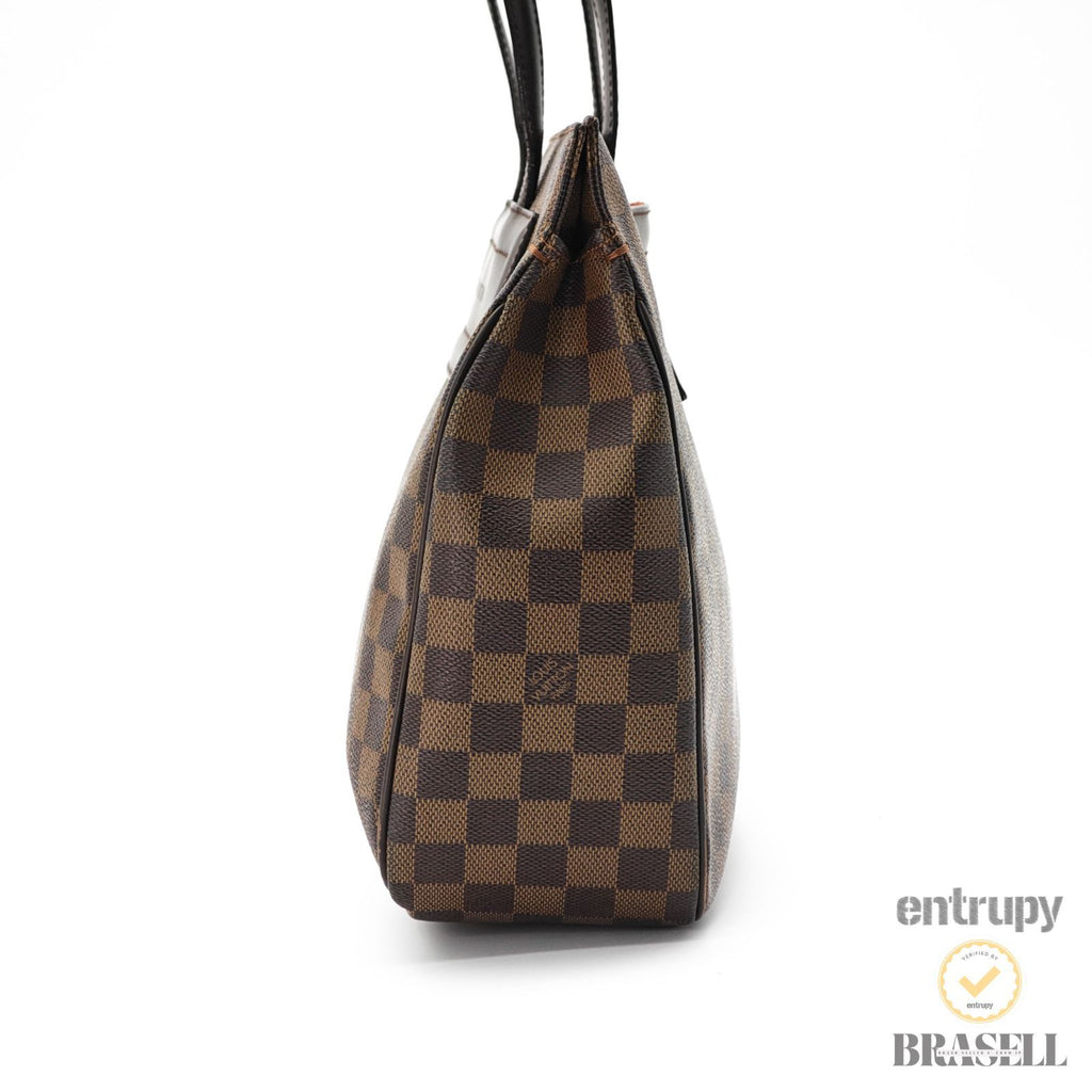LOUIS VUITTON Parioli PM N51123 Tote Bag Damier Ebene Brown 【ImportFeeFREE】