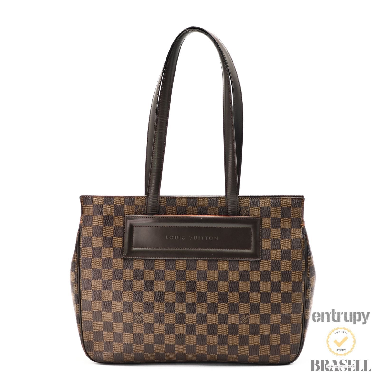 LOUIS VUITTON Parioli PM N51123 Tote Bag Damier Ebene Brown 【ImportFeeFREE】