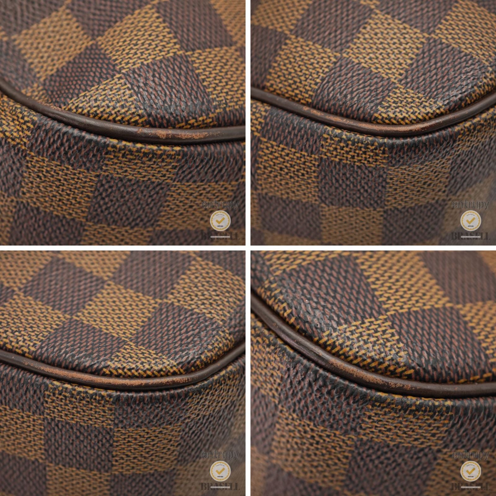 LOUIS VUITTON Parioli PM N51123 Tote Bag Damier Ebene Brown 【ImportFeeFREE】