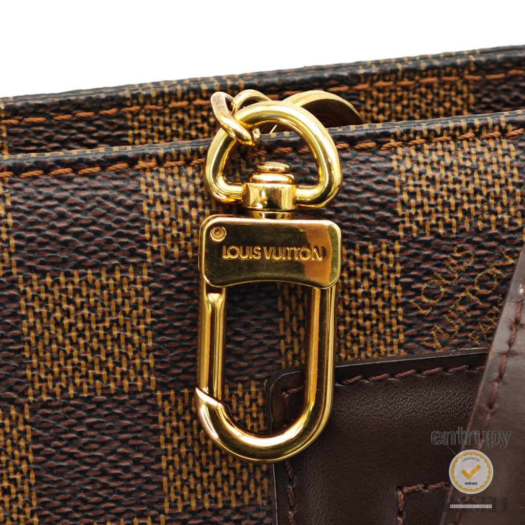LOUIS VUITTON Parioli PM N51123 Tote Bag Damier Ebene Brown 【ImportFeeFREE】