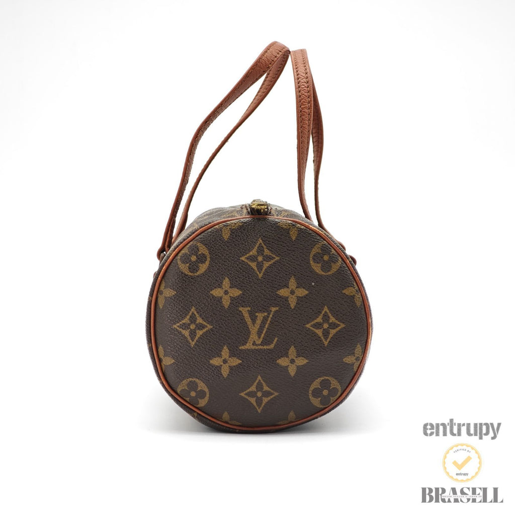 LOUIS VUITTON Papillon 26 M51366 Monogram Hand Bag Brown 【ImportFeeFREE】