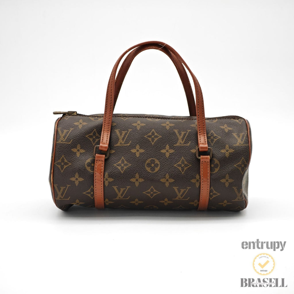 LOUIS VUITTON Papillon 26 M51366 Monogram Hand Bag Brown 【ImportFeeFREE】
