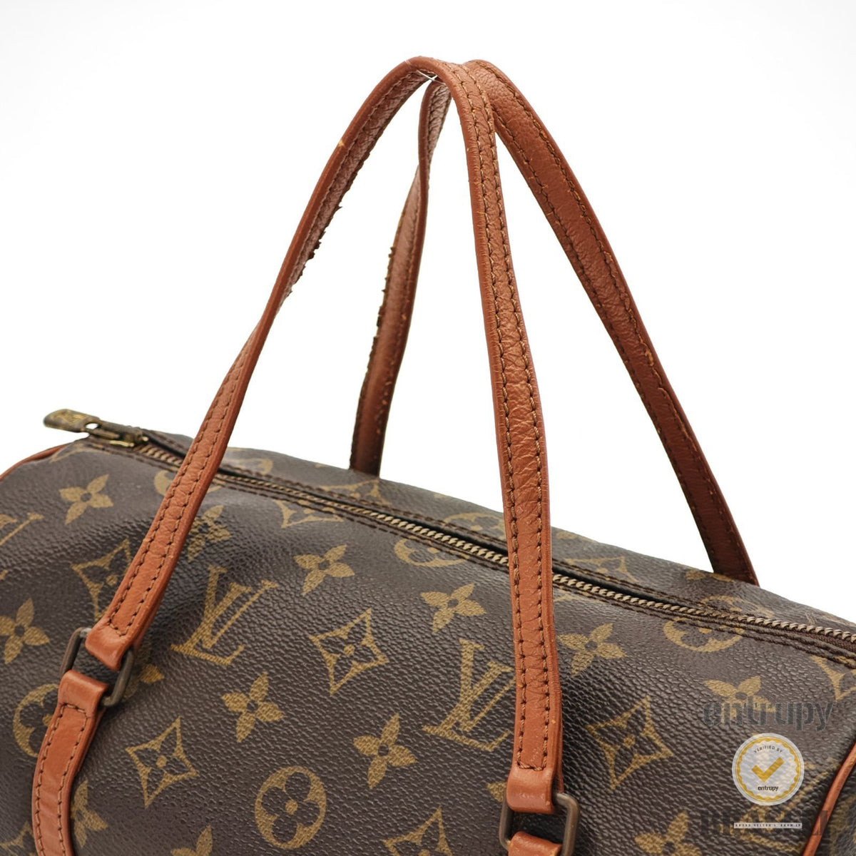 LOUIS VUITTON Papillon 26 M51366 Monogram Hand Bag Brown 【ImportFeeFREE】