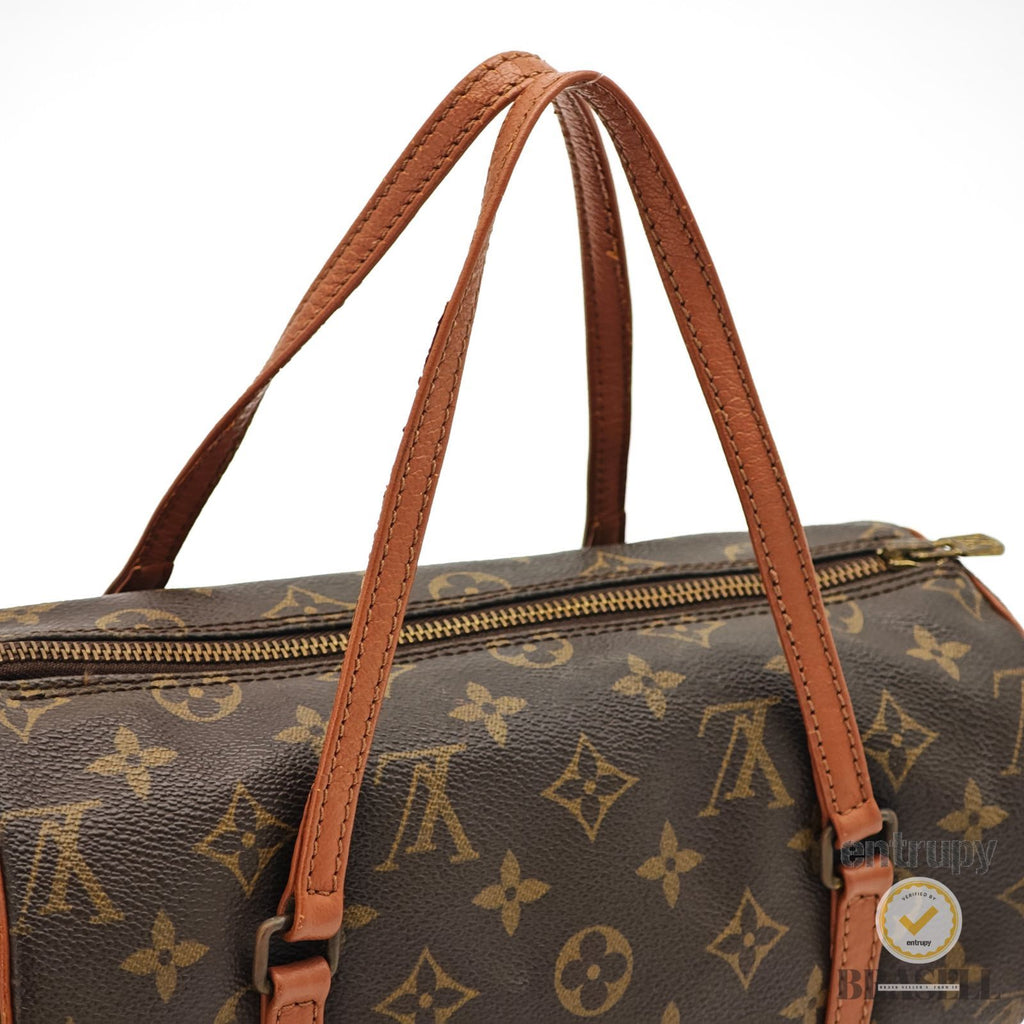LOUIS VUITTON Papillon 26 M51366 Monogram Hand Bag Brown 【ImportFeeFREE】
