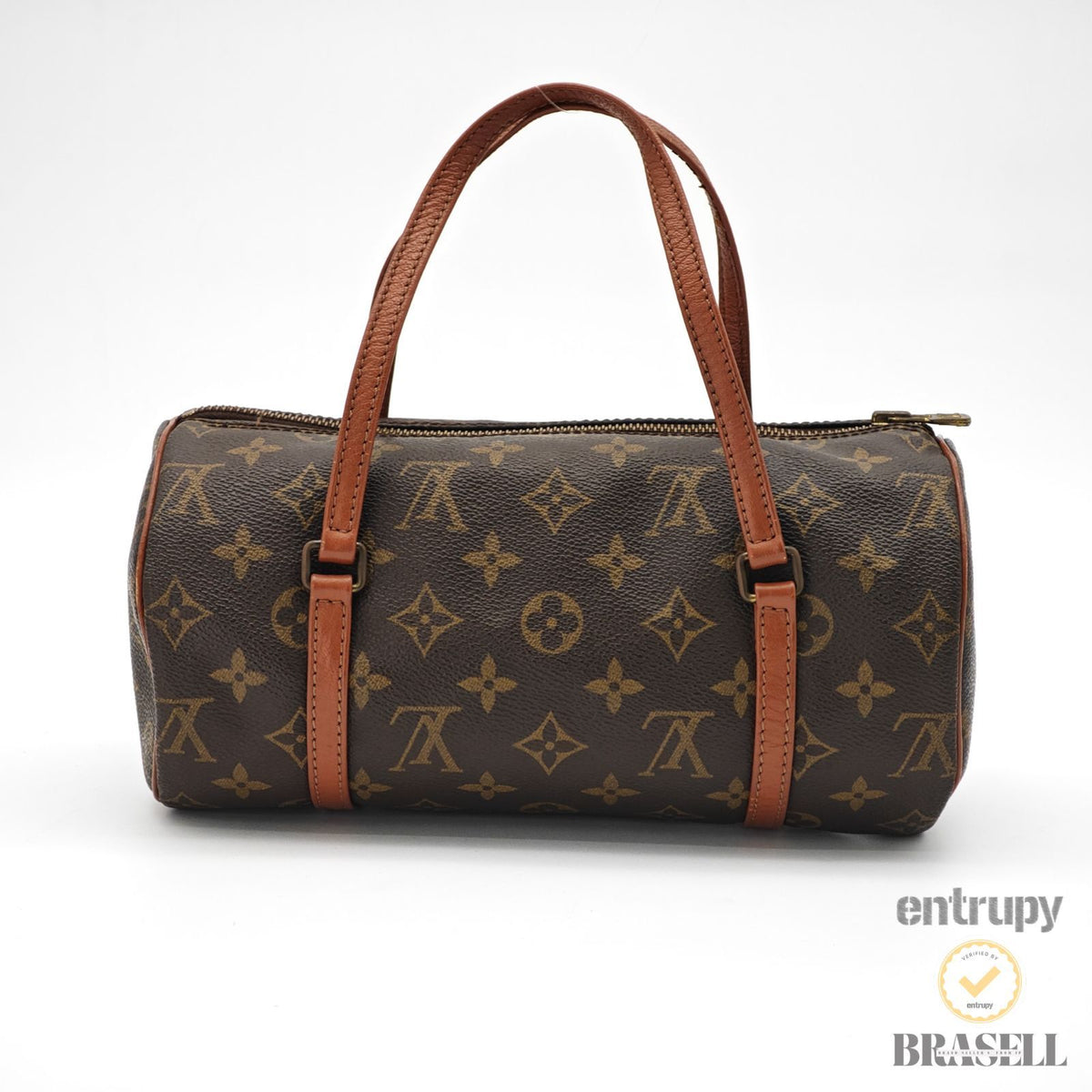 LOUIS VUITTON Papillon 26 M51366 Monogram Hand Bag Brown 【ImportFeeFREE】