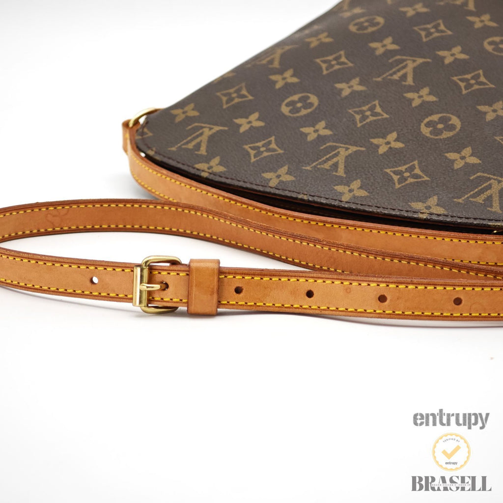 LOUIS VUITTON Druot M51290 Monogram Shoulder Bag Brown Women 【import fee FREE】