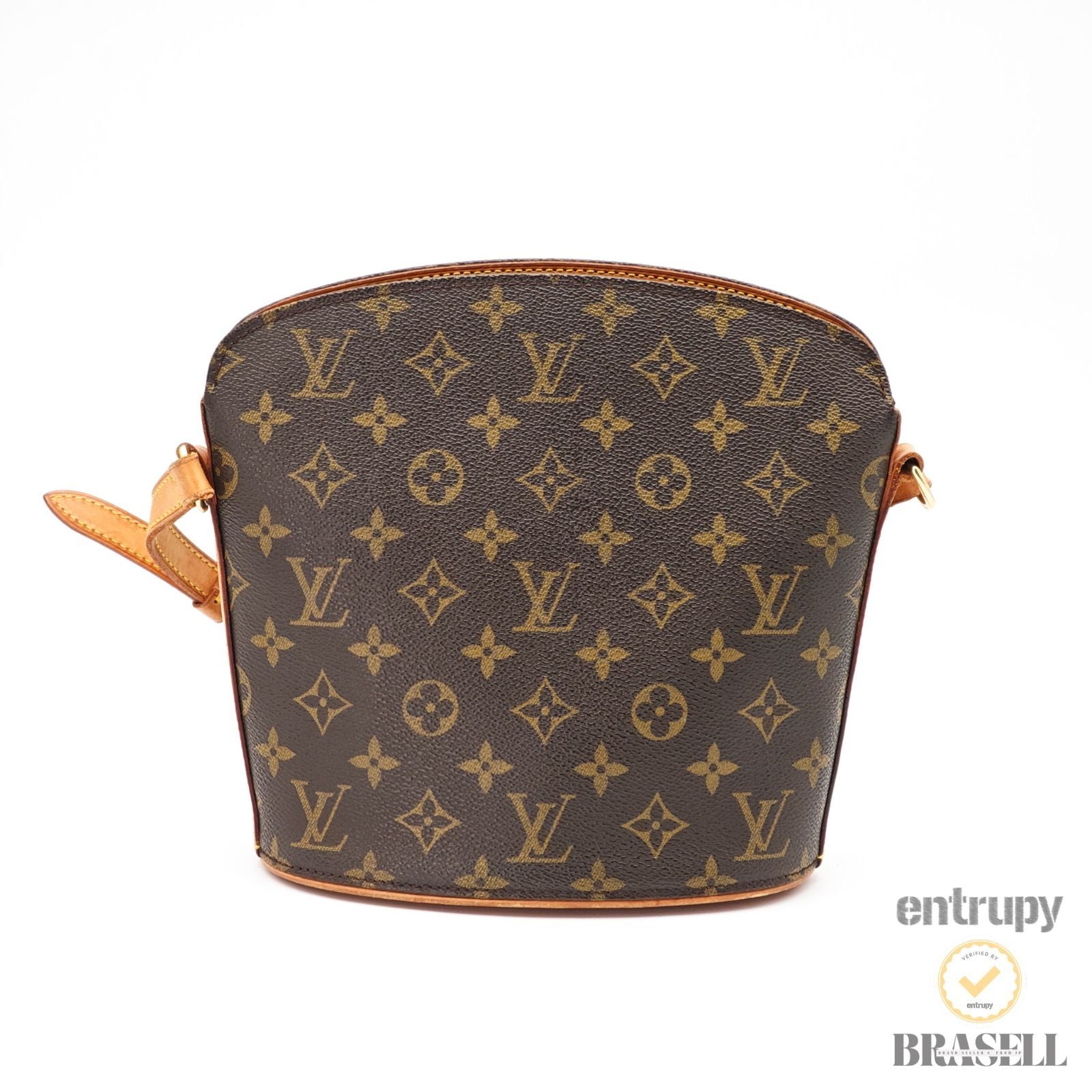 LOUIS VUITTON Druot M51290 Monogram Shoulder Bag Brown Women 【import fee FREE】