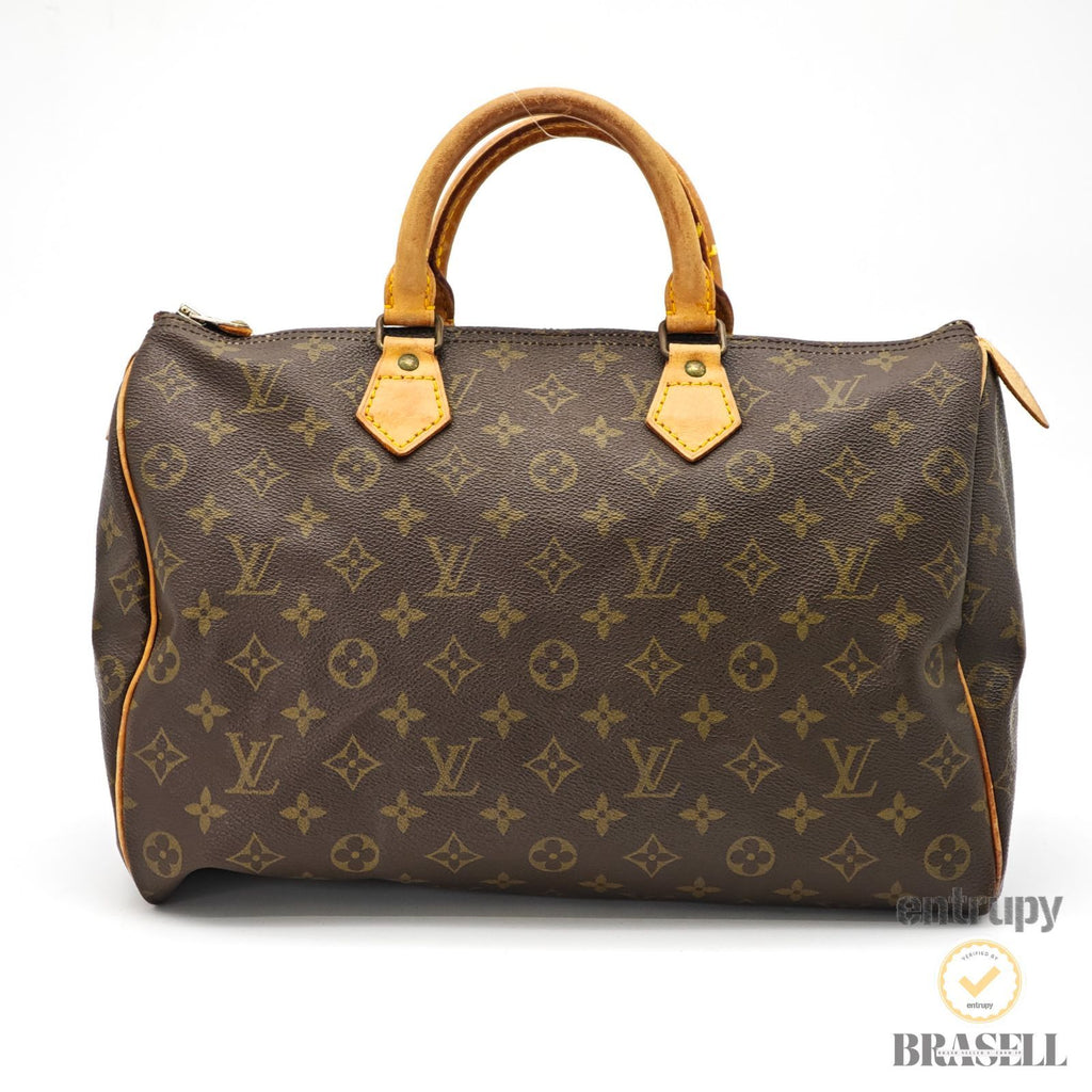 LOUIS VUITTON Speedy 35 M41524 Monogram Mini Boston Handbag BN 【ImportFeeFREE】