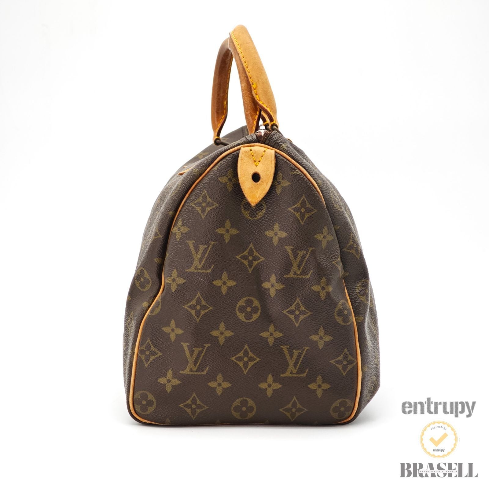 LOUIS VUITTON Speedy 35 M41524 Monogram Mini Boston Handbag BN 【ImportFeeFREE】