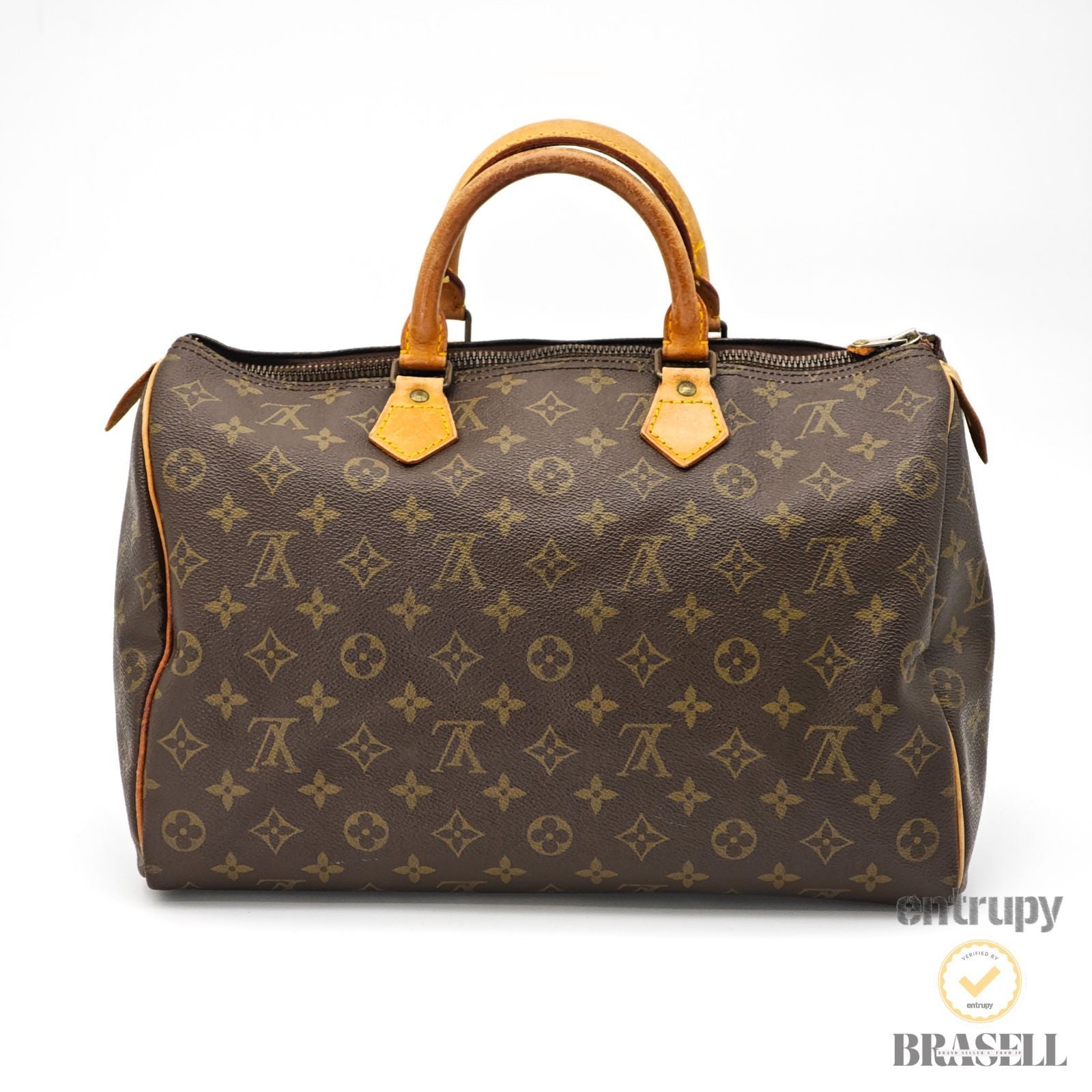 LOUIS VUITTON Speedy 35 M41524 Monogram Mini Boston Handbag BN 【ImportFeeFREE】