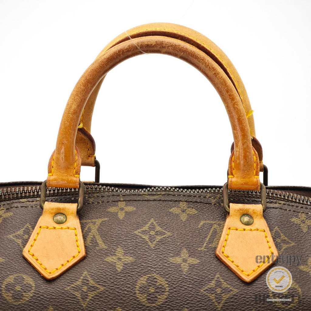 LOUIS VUITTON Speedy 35 M41524 Monogram Mini Boston Handbag BN 【ImportFeeFREE】