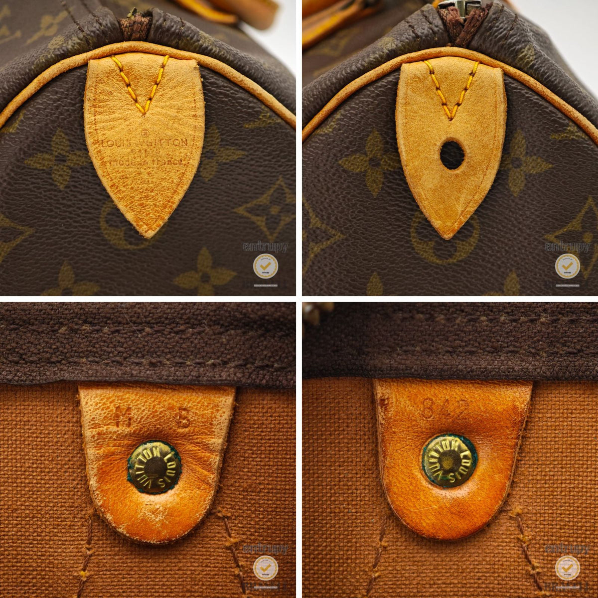 LOUIS VUITTON Speedy 35 M41524 Monogram Mini Boston Handbag BN 【ImportFeeFREE】