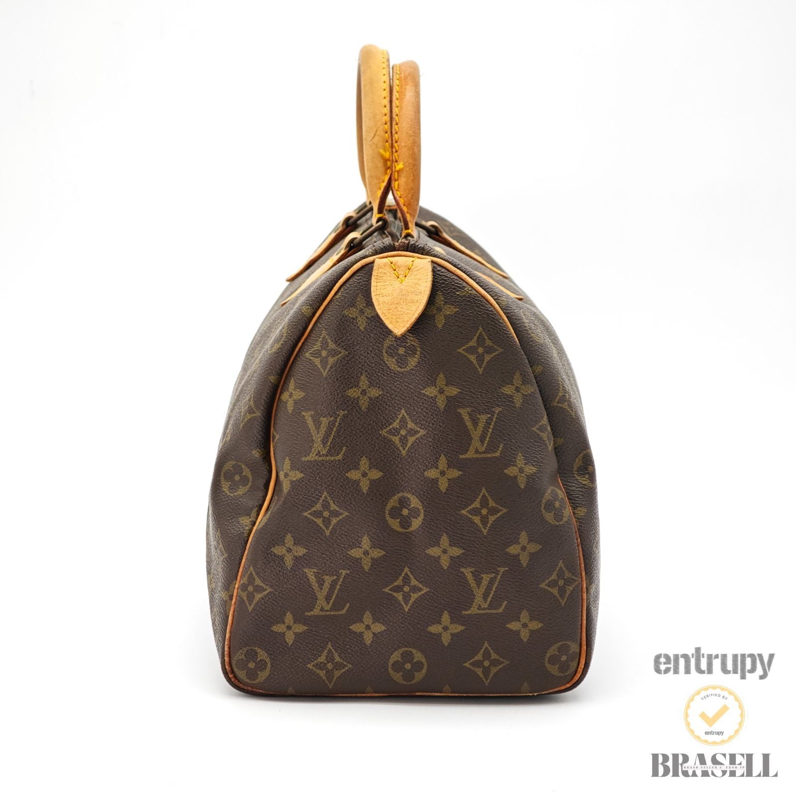 LOUIS VUITTON Speedy 35 M41524 Monogram Mini Boston Handbag BN 【ImportFeeFREE】
