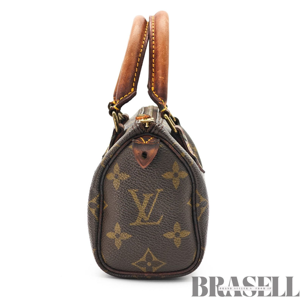 Louis Vuitton Monogram Mini Speedy M41534 Mini Boston Handbag 【ImportFeeFREE】
