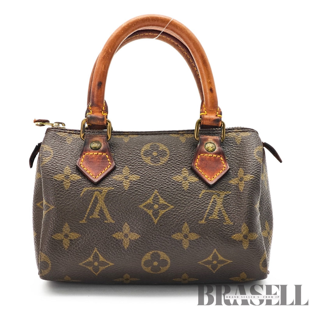 Louis Vuitton Monogram Mini Speedy M41534 Mini Boston Handbag 【ImportFeeFREE】