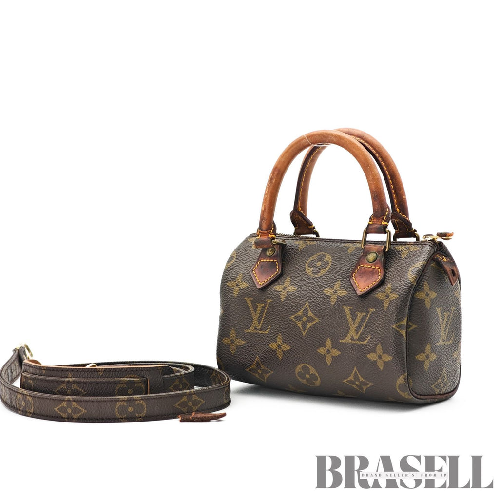 Louis Vuitton Monogram Mini Speedy M41534 Mini Boston Handbag 【ImportFeeFREE】