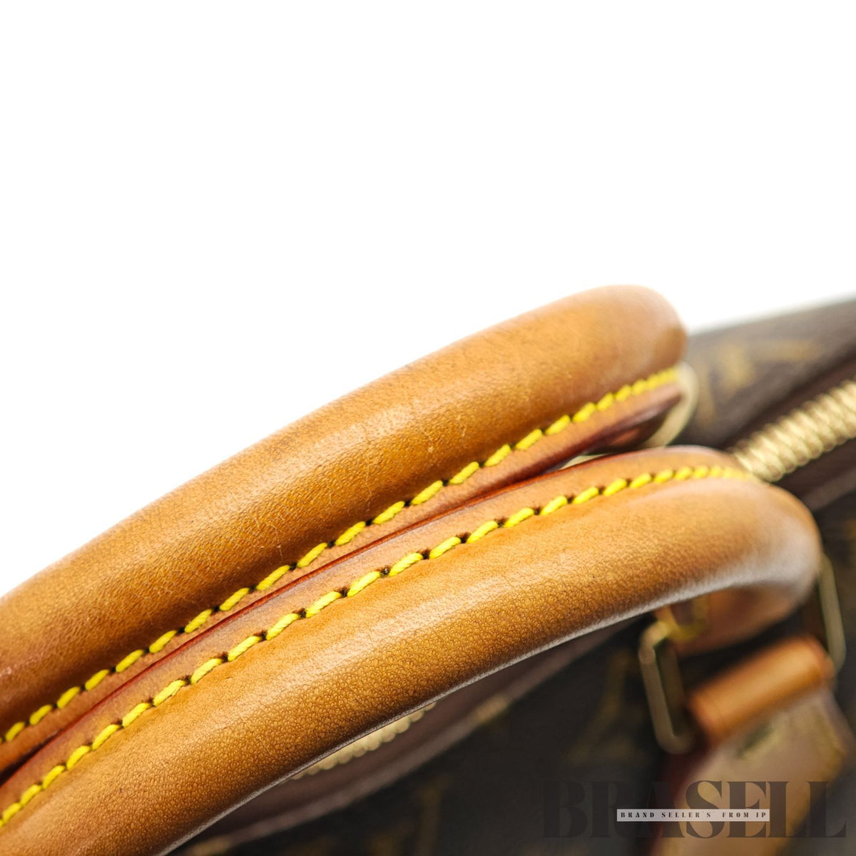 LOUIS VUITTON Monogram Alma M51130 Hand Bag Brown Canvas 【ImportFeeFREE】