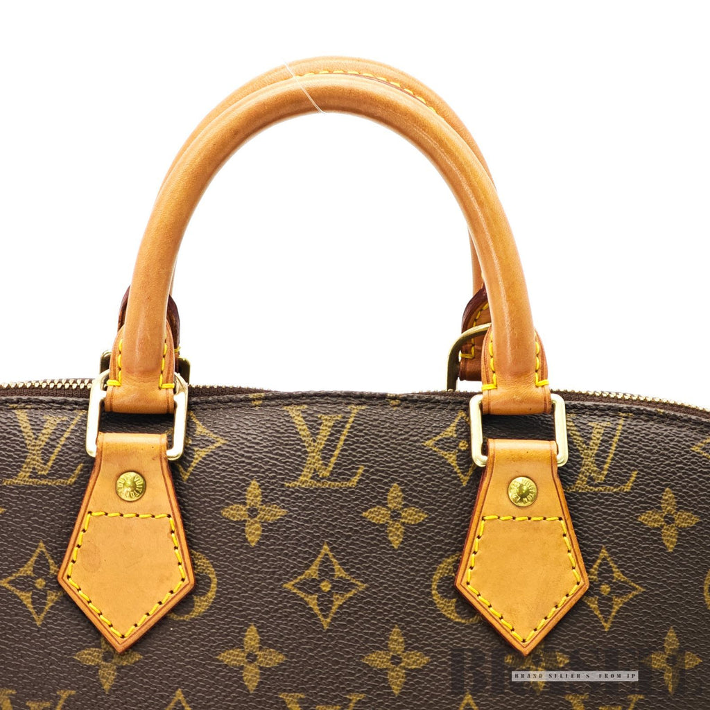 LOUIS VUITTON Monogram Alma M51130 Hand Bag Brown Canvas 【ImportFeeFREE】