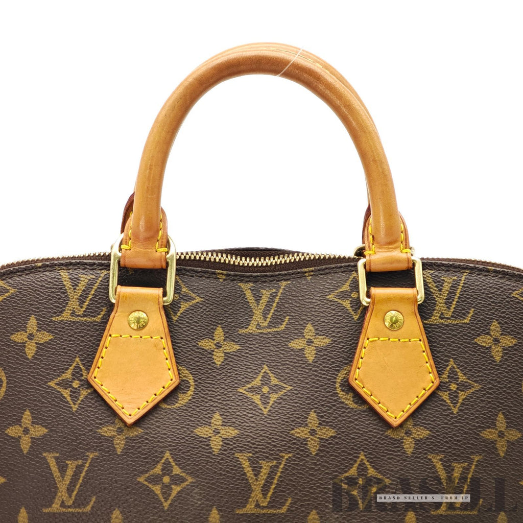 LOUIS VUITTON Monogram Alma M51130 Hand Bag Brown Canvas 【ImportFeeFREE】